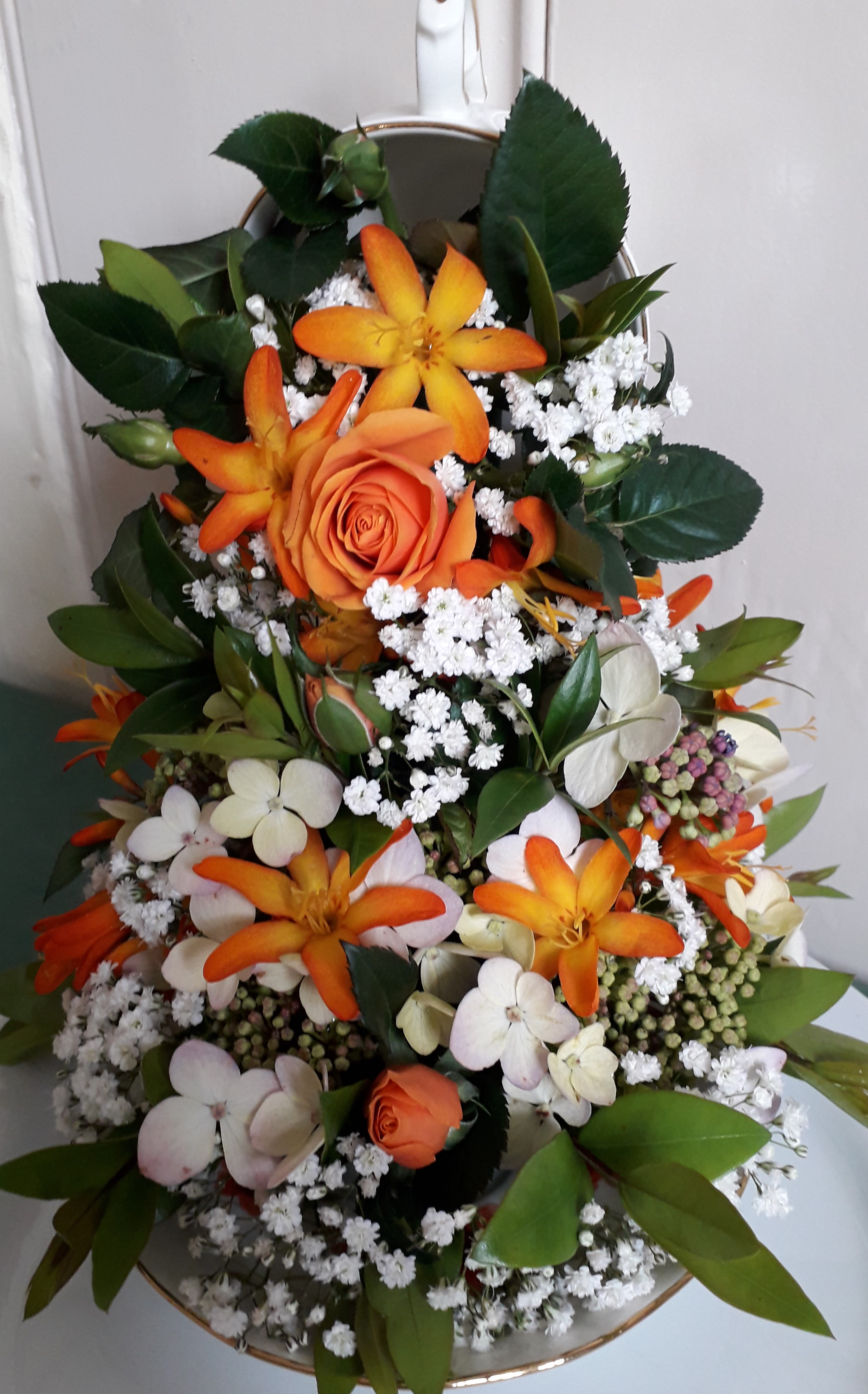 Flower Arrangements Class - in a tea cup and saucer - 1st