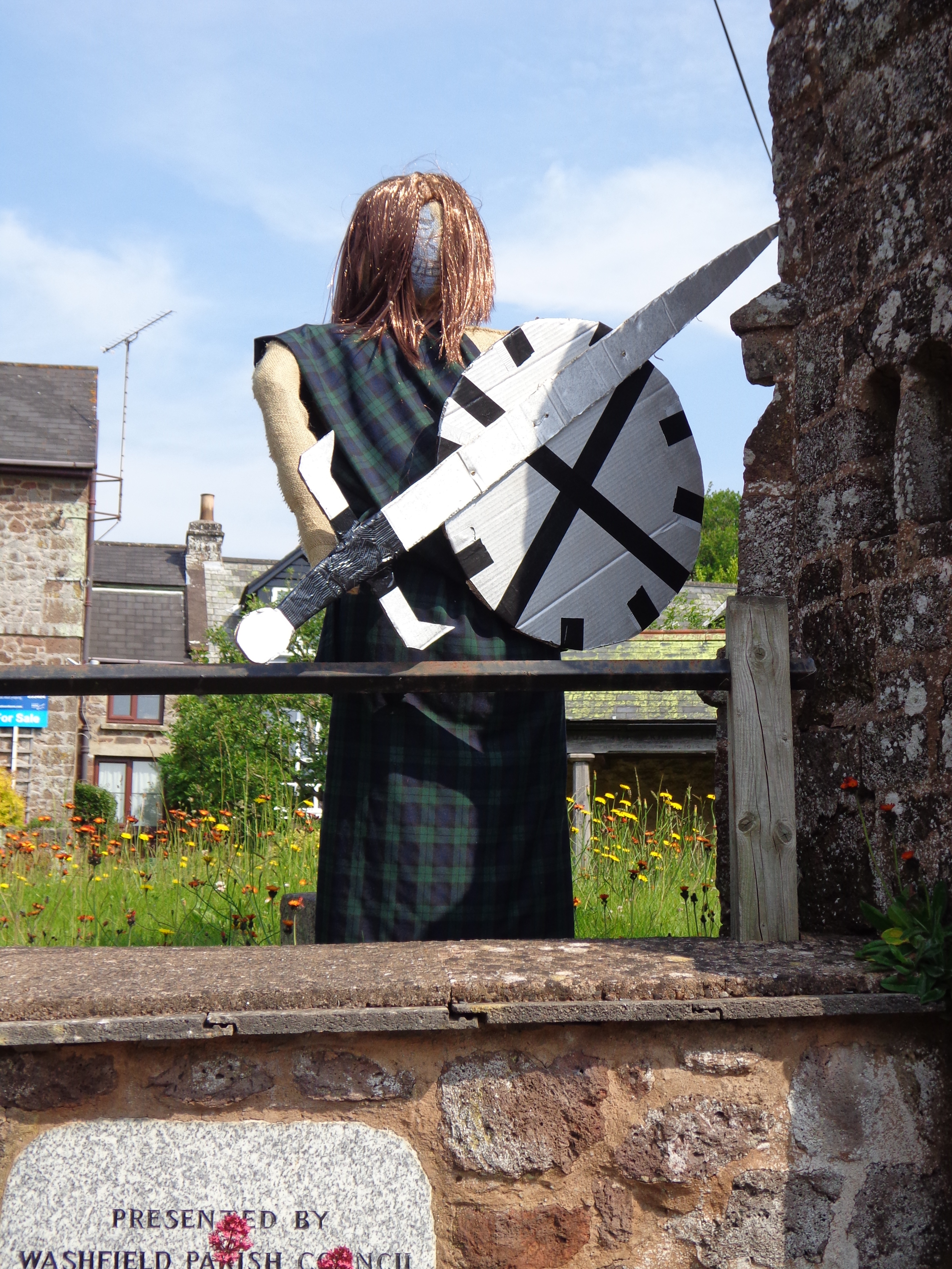 William Wallace - Braveheart.  Village Green.  2nd 'Most likely to Scare'