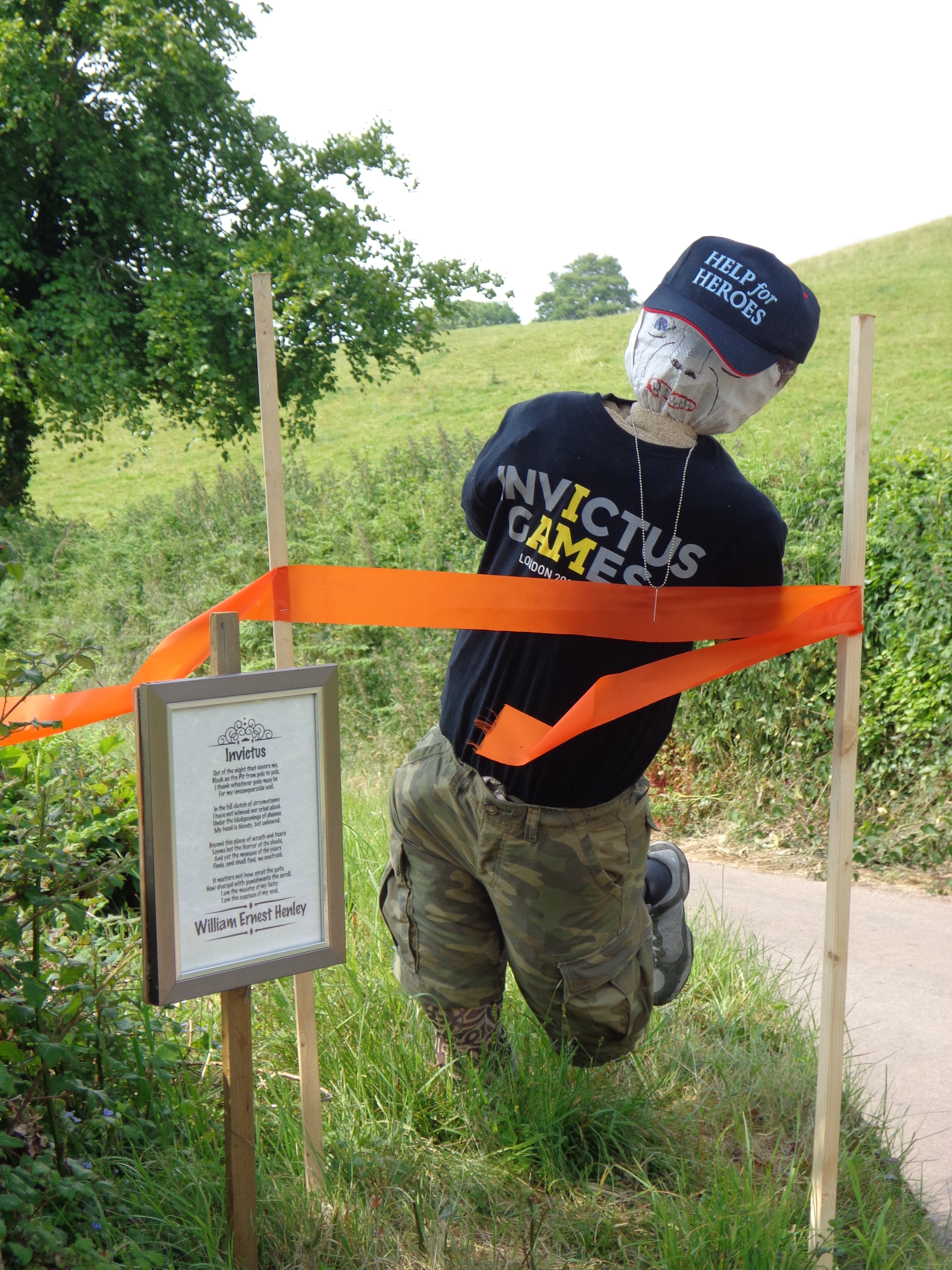 Invictus Games Soldier.  Marsh Farm Old Lane.  Winner 'Most Original and Creative'