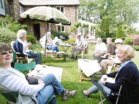 Emmerford and afternoon tea in the sunshine