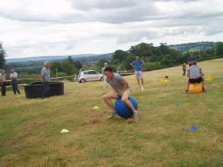 Space Hopper Race