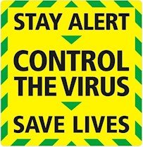 UK Government - England's "Stay Alert  Control the Virus Save Lives"