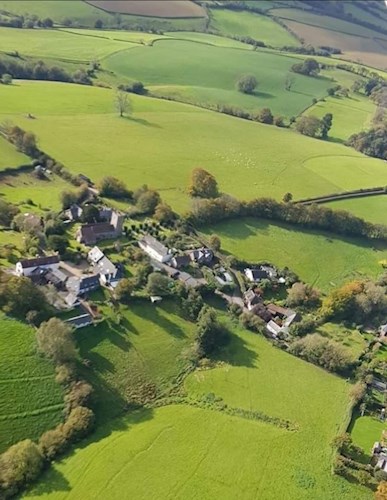 Summer memories with this aerial photo of Stoodleigh