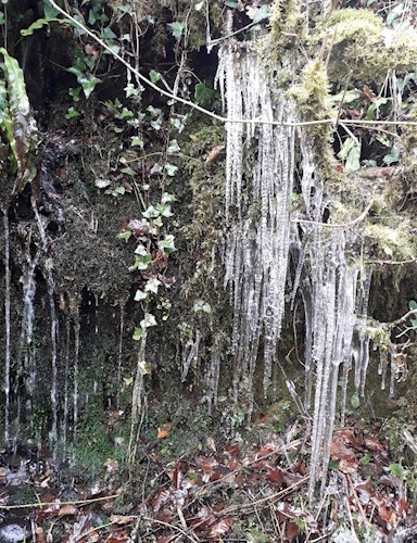 Stoodleigh Drive and caverns of icicles