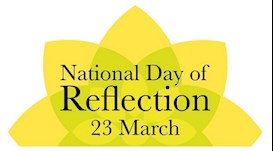 National Day of Reflection Logo, 23rd March