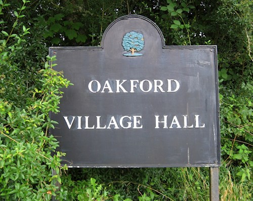 Village Hall Sign