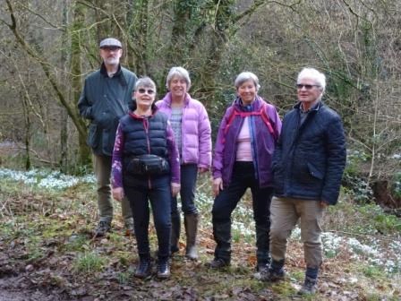 A group at Snowdrop Valley