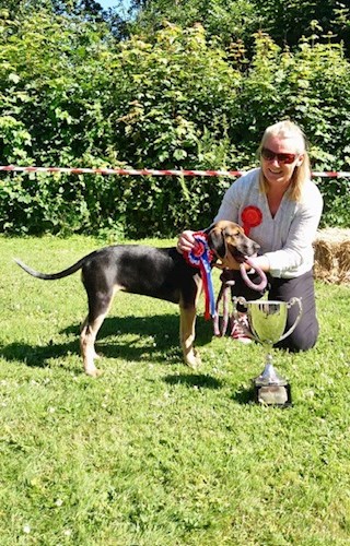 Best in Show - Hawthorn, pictured with Rebecca