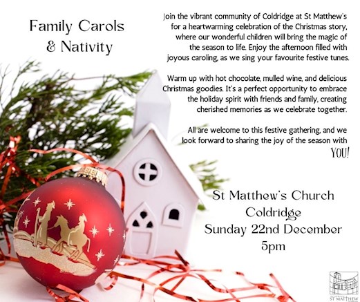 Family Carols & Nativity 22nd December