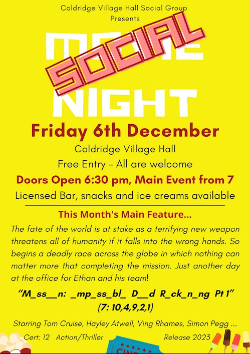 Social Night - December 2024