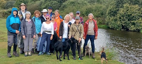 Group photo at Landacre