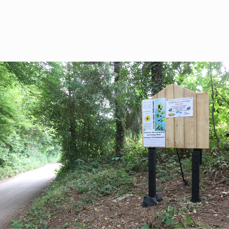 New Notice Board at Keeper's Cross