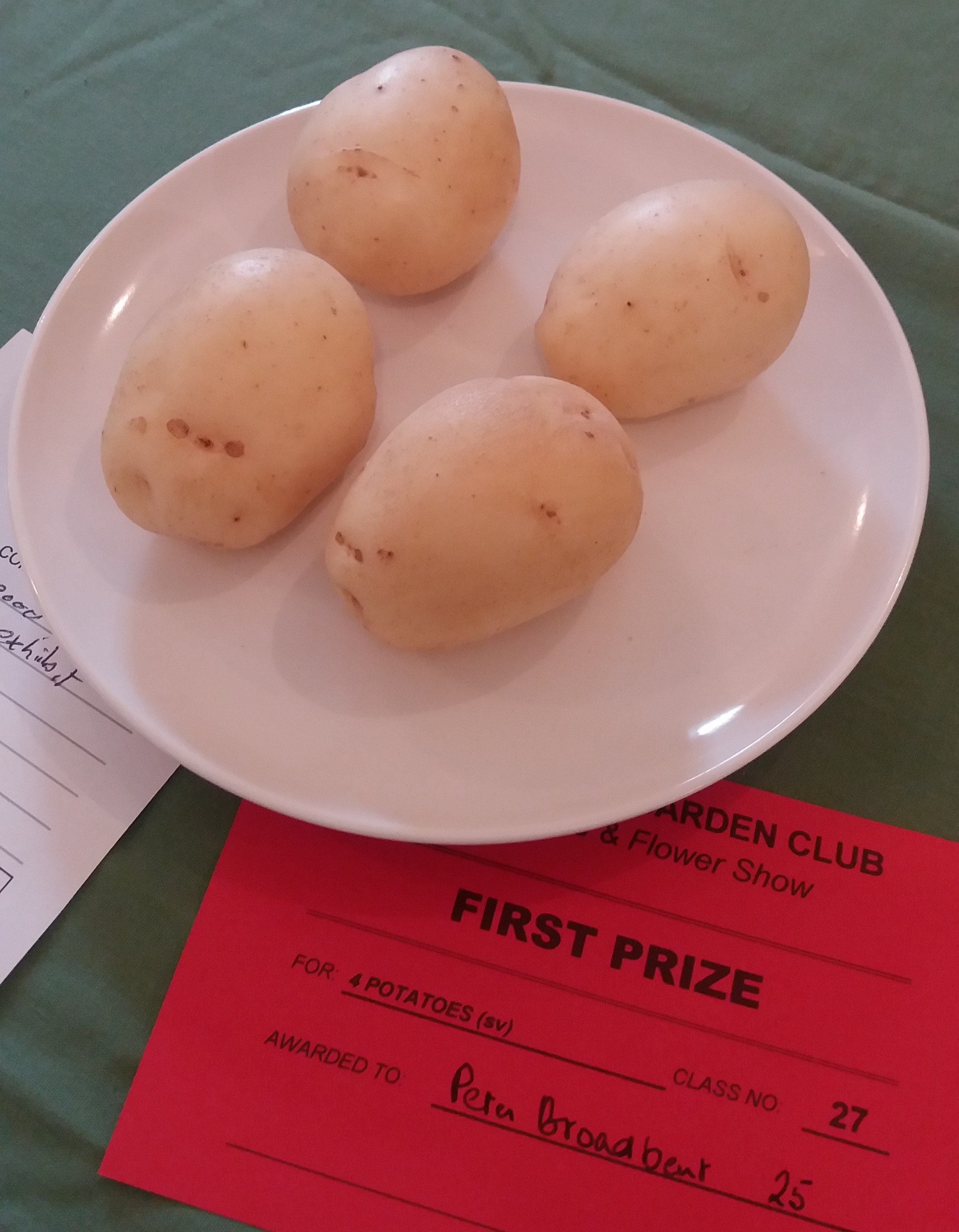 Winner of the best potatoes